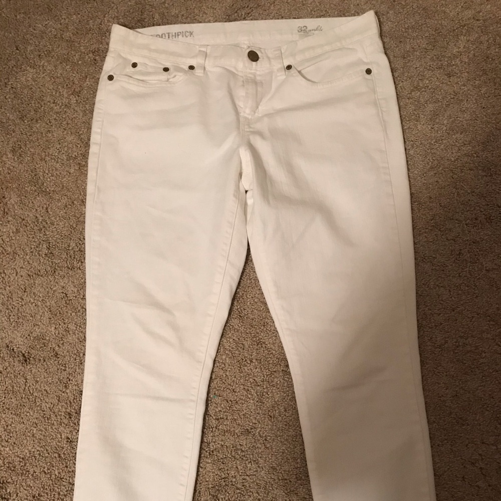 J Crew, white, Toothpick (Skinny) Ankle